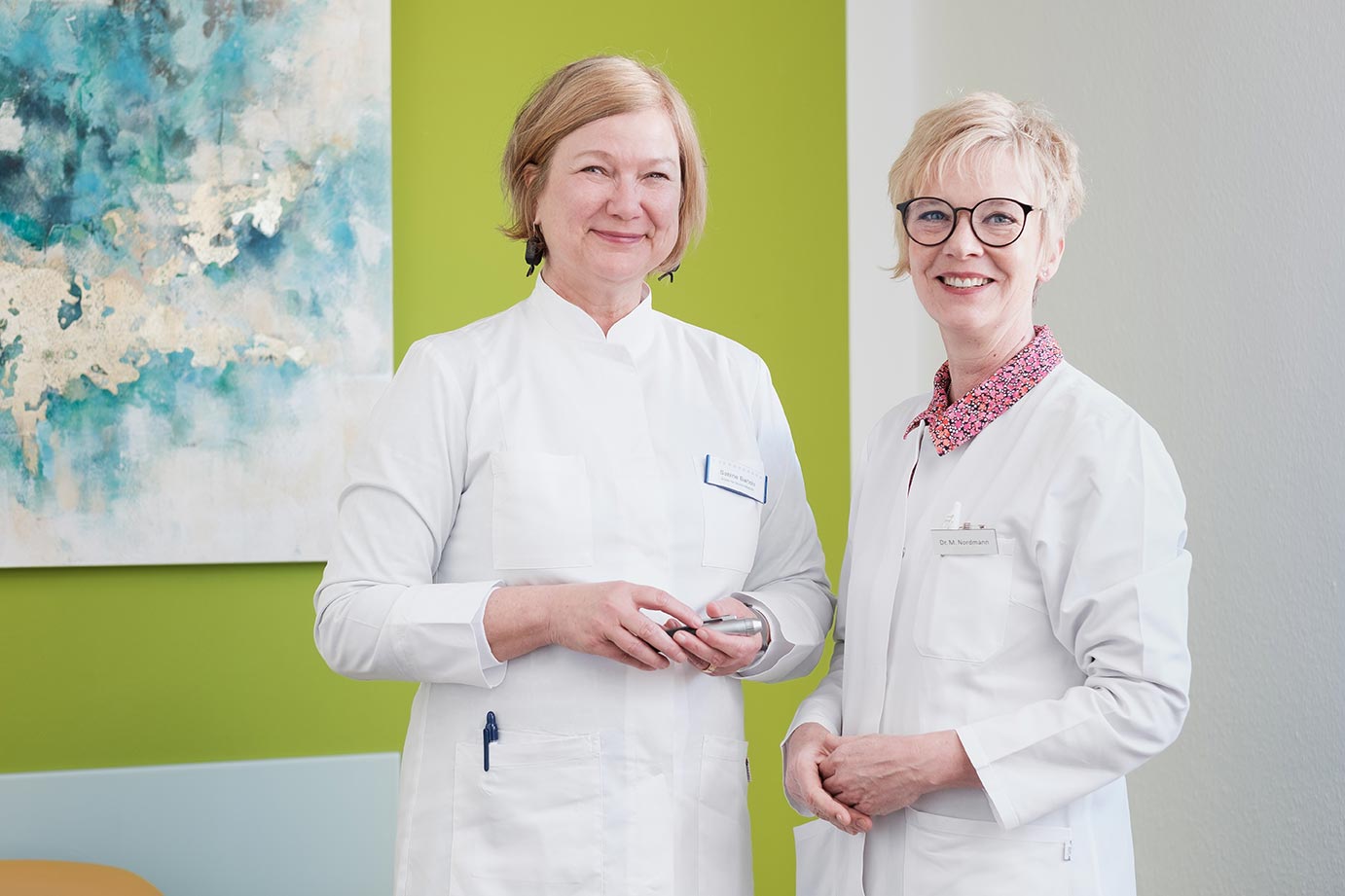 Ärzteteam der Praxisgemeinschaft Stieldorf: Sabine Bartels und Dr. Maren Nordmann